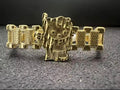 14K Gold Filled Hello Kitty Two-Finger Nugget Ring